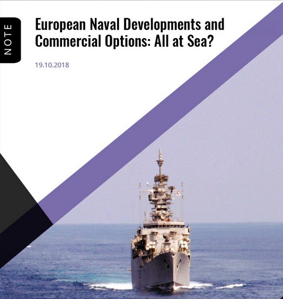 Note European naval developments and commercial options